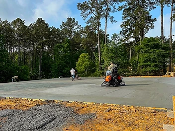 Camp Choyeh Pickleball Court Concrete Installation photo 3