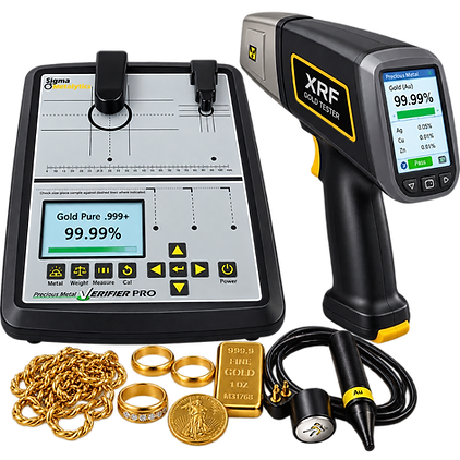 Gold testing equipment