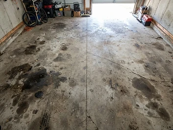 Before bare concrete