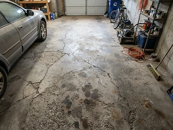Before bare concrete