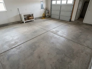 Before bare concrete