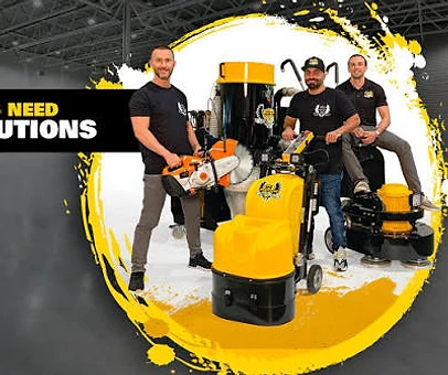 Xtreme Polishing Systems rockstar sales pros team with industrial floor polishing equipment — Xtreme Projects Need Xtreme Solutions