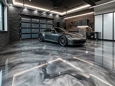 Metallic Epoxy — Silver / Charcoal metallic