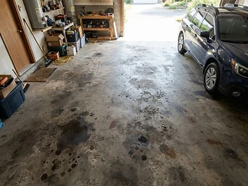 Before bare concrete