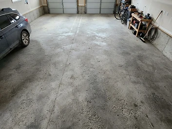 Before bare concrete