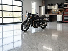 Polished Concrete — Light Salt-and-Pepper polished