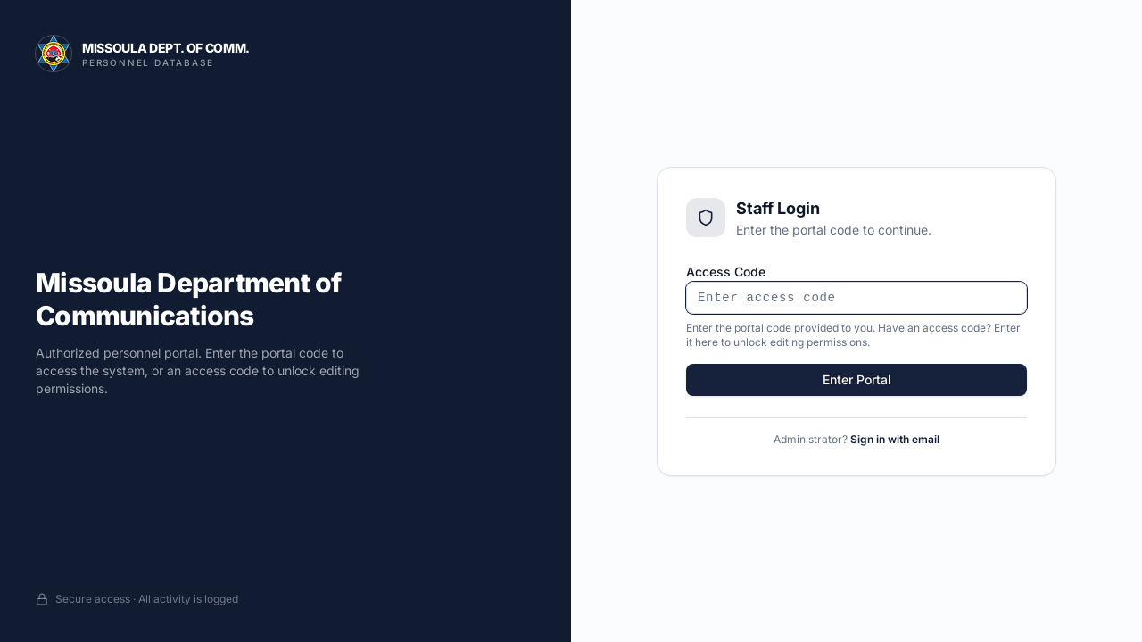 Database Template template preview