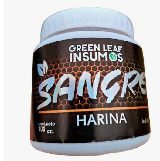 HARINA DE SANGRE 100 CC · GREEN LEAF