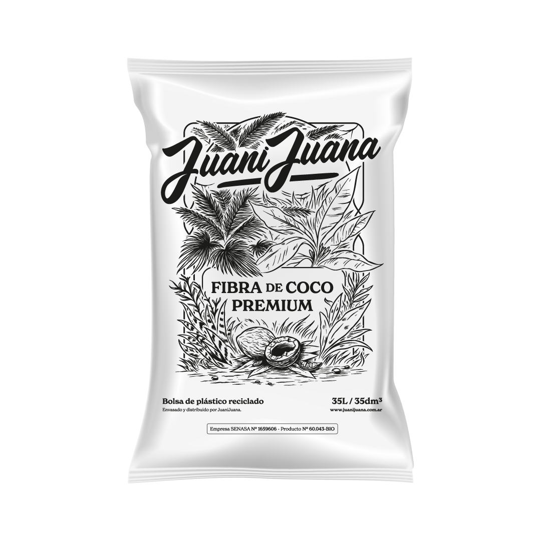 JUANI JUANA SUSTRATO FIBRA DE COCO 100% 35 LT. · JUANI JUANA