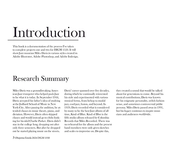Process book — Introduction and Research Summary