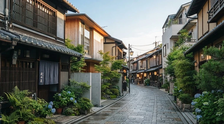 京都の住宅街・町並み