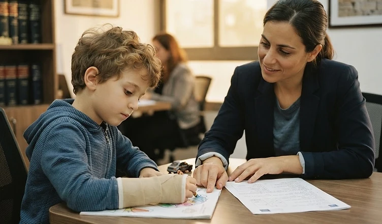 תהליך הערכת נכות רפואית עבור ילד שנפגע בתאונת דרכים בבית חולים