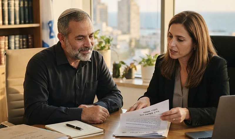 עורך דין מייעץ ללקוח בנושא תהליכי מחיקת חובות והסדרי חדלות פירעון בישראל