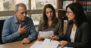 מטופל הממתין במיון עם כאבים בחזה בעת בירור רשלנות באבחון התקף לב
