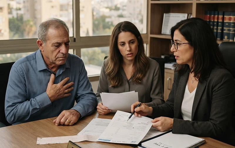 מטופל הממתין במיון עם כאבים בחזה בעת בירור רשלנות באבחון התקף לב
