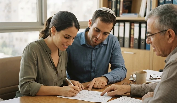 עורך דין נדל"ן בודק רישום הערת אזהרה בנסח טאבו