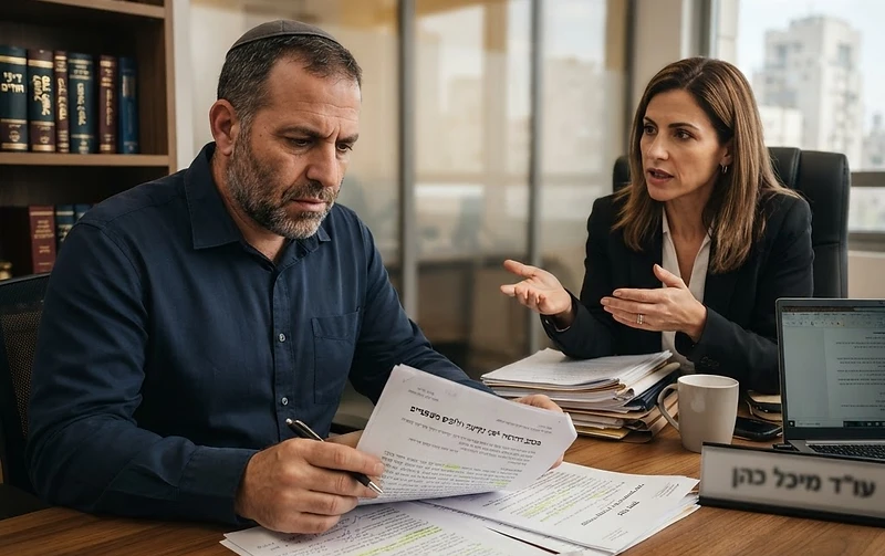 עורך דין המטפל בתיקי גביית חובות מלקוחות במשרד מודרני