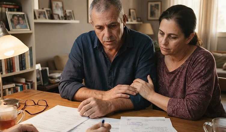 רופא בוחן תרשים אק"ג בחדר מיון בהקשר של רשלנות באבחון התקף לב