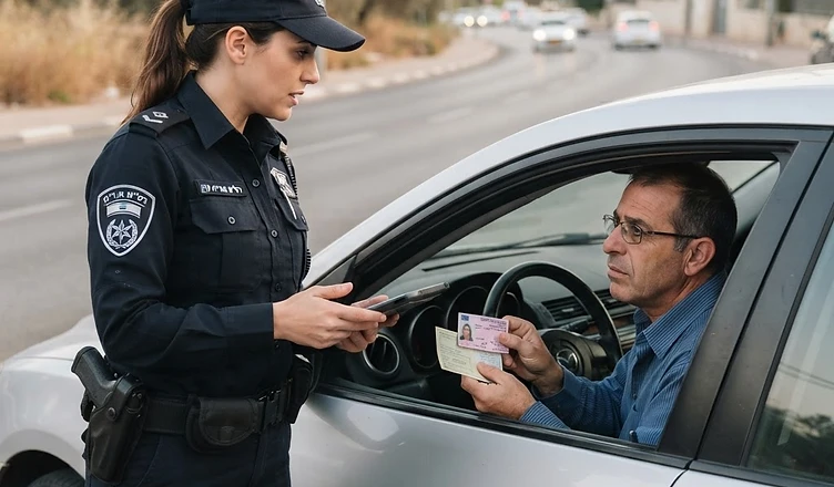 מסמכי רישיון נהיגה ישראלי בתוקף לעומת רישיון שפג תוקפו על שולחן משרדי