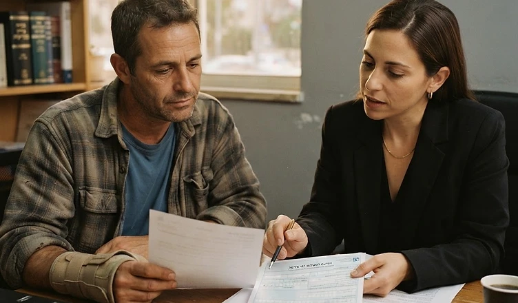 תהליך בירוקרטי של הגשת טפסי הכרה בתאונת עבודה לביטוח לאומי