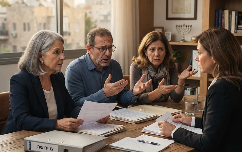 סכסוך ירושה בין אחים בבית משפט לענייני משפחה