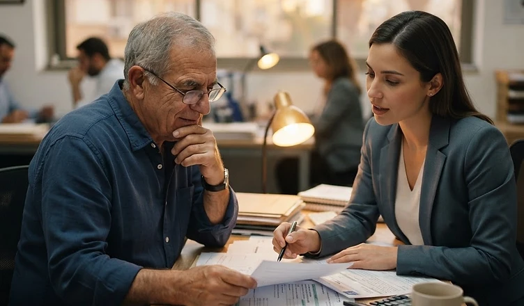 פטיש של שופט מונח על ערימת שטרות כסף על שולחן עץ