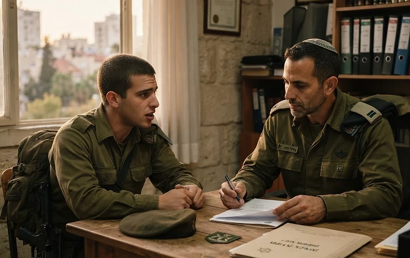 עורך דין צבאי מייעץ לחייל בטרם הליך משפטי או חקירה בצה"ל