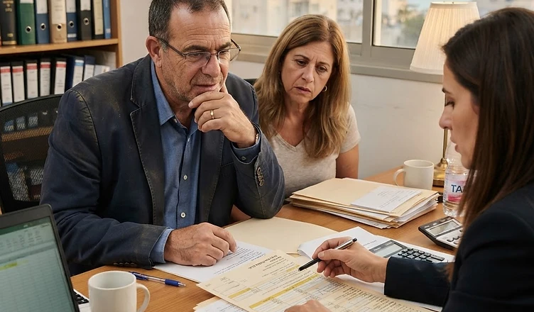 מסמכי מס שבח וקבלות על הוצאות מוכרות לצורך חישוב מס