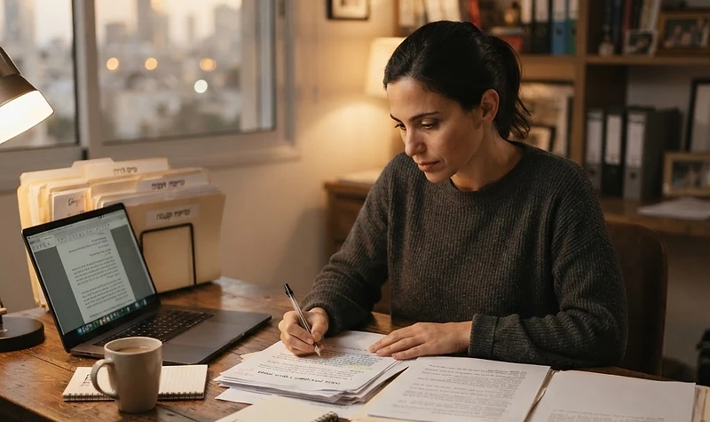 אדם מגיש כתב הגנה תביעות קטנות בבית המשפט