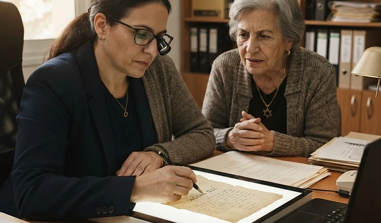 בדיקה מעבדתית של חתימת מנוח להוכחת זיוף צוואה