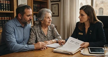 עורך דין מייעץ למשפחה בנושא התנגדות למינוי אפוטרופוס בבית המשפט