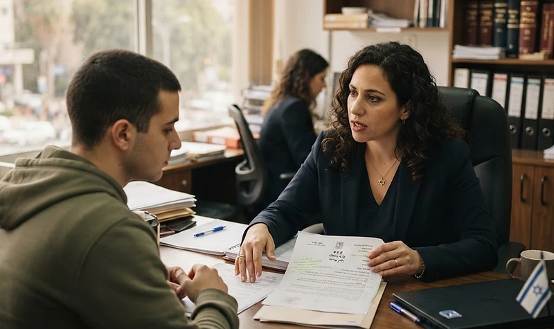 שוטר רושם דוח במקרה של אי הפללה קנביס בישראל