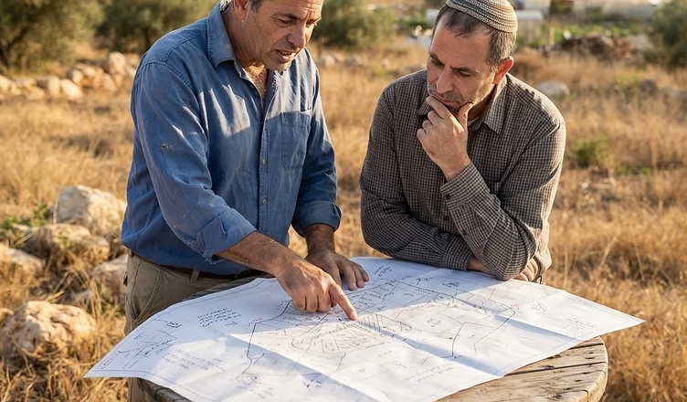 מסמכי טאבו מורכבים המעידים על בעלות משותפת בנכס ללא חלוקה