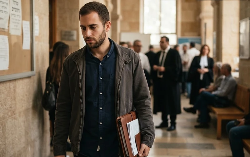 נהג מודאג בשימוע משטרתי בעקבות נהיגה בשכרות פעם ראשונה