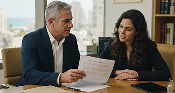 עורך דין פלילי מייעץ ללקוח בנושא הסדר מותנה לסגירת תיק פלילי
