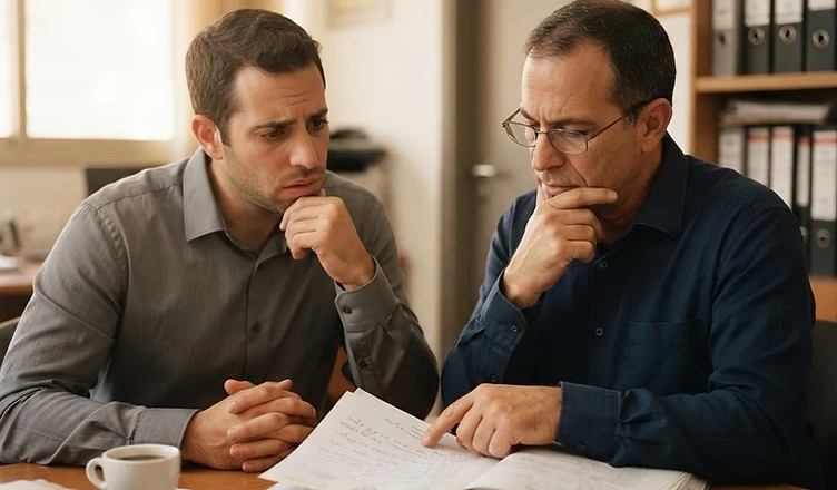 נהג המקבל זימון למשפט תעבורה ובוחן דוח משטרתי בעזרת עורך דין מקצועי