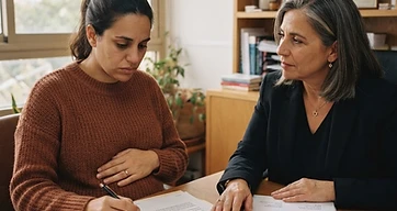 רופא מבצע בדיקת אולטרסאונד במעקב הריון ובודק רשלנות במעקב הריון