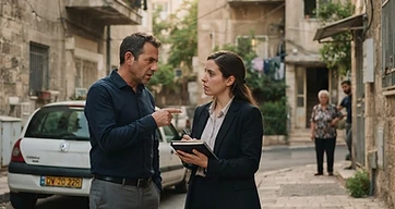 שני שכנים בעימות אלים בחדר המדרגות בתוך סכסוך שכנים פלילי