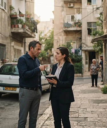 שני שכנים בעימות אלים בחדר המדרגות בתוך סכסוך שכנים פלילי
