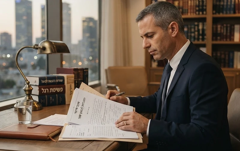עורך דין מייעץ ללקוח בנושא התנגדות לביצוע שטר בהוצאה לפועל