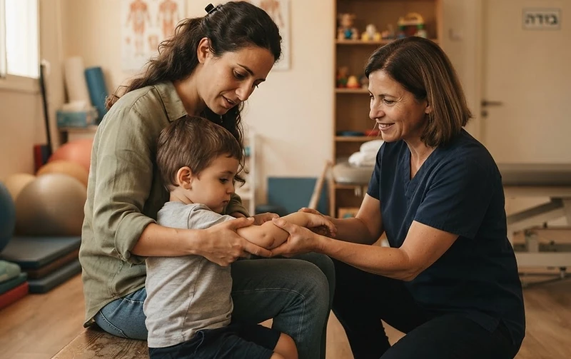 אבחון וטיפול רפואי לאחר שיתוק על שם ארב אצל תינוק