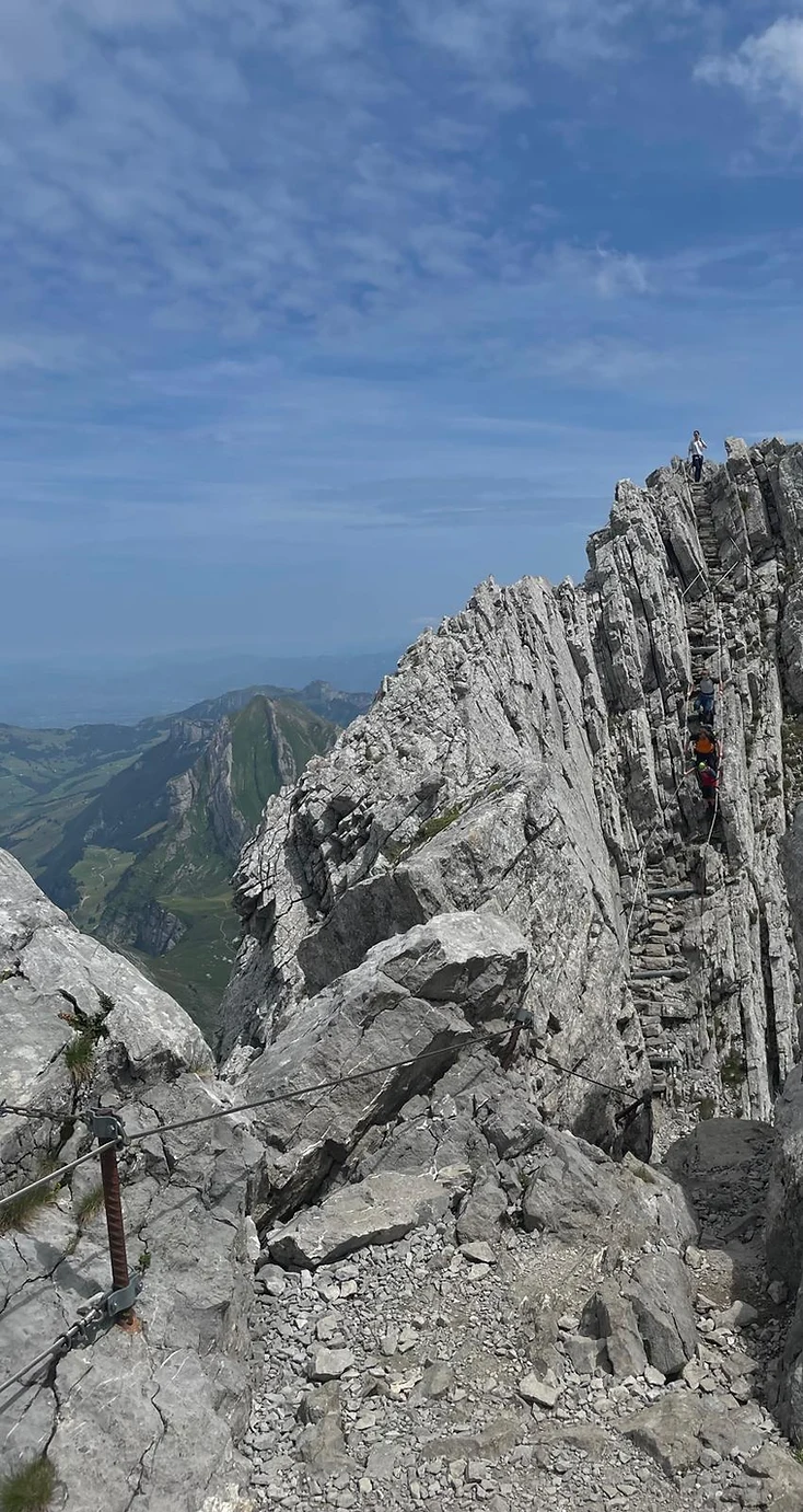 Kletter- und Felswand im Alpstein