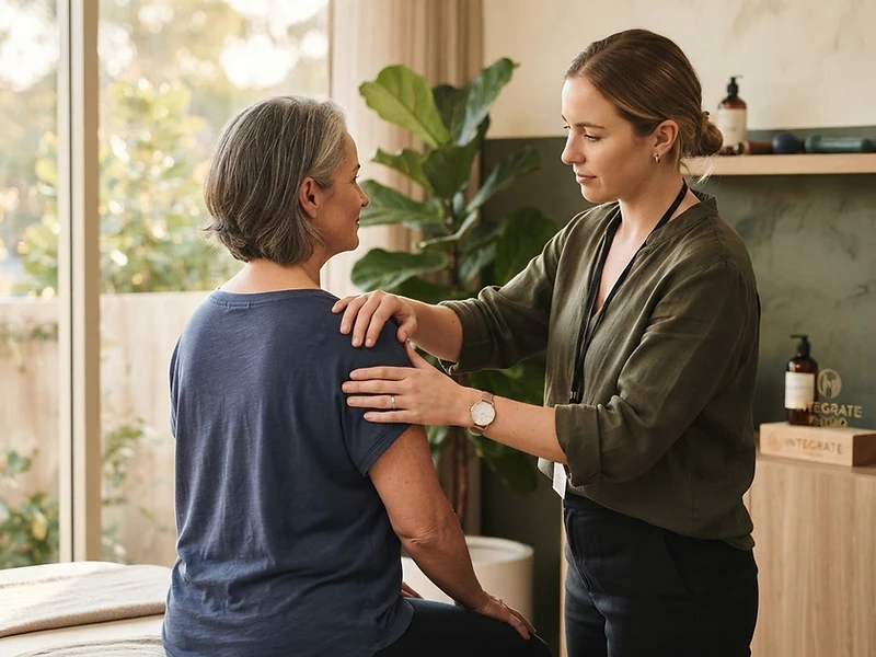 Physiotherapy treatment room at Titan Physio