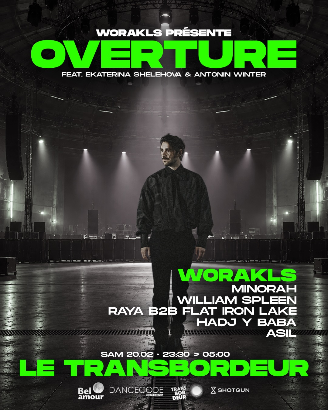 Affiche de l'événement Worakls présente OVERTURE à Villeurbanne