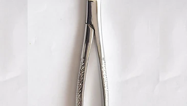 Dental Extracting Forceps — Gold Handle