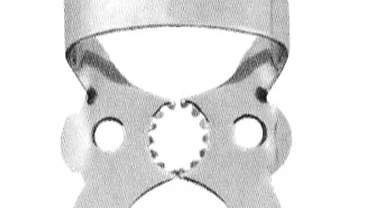 Rubber Dam Clamp — Premolars, Elongated Collar (Type A)