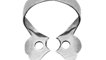 Rubber Dam Clamp — Small Teeth, Narrow Collar (Type C)