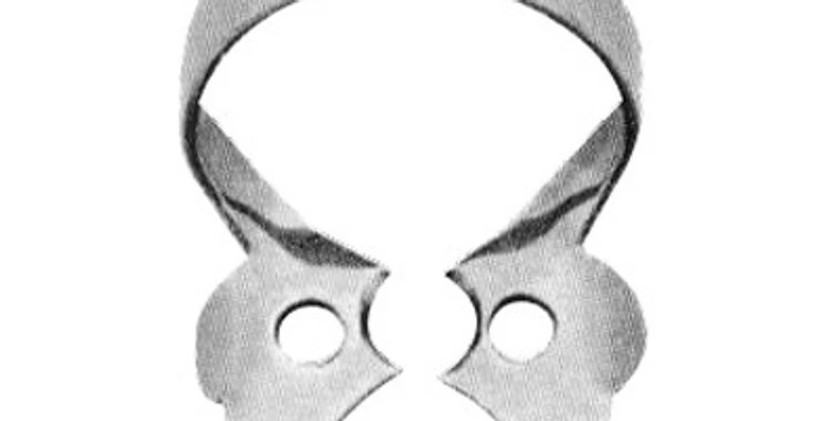 Rubber Dam Clamp — Small Teeth, Narrow Collar (Type C)