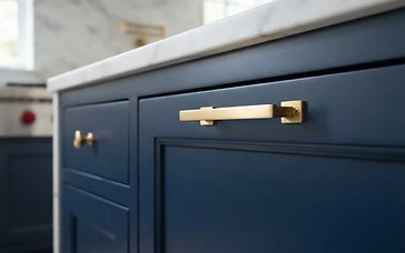 Painted kitchen cabinetry with a smooth updated finish
