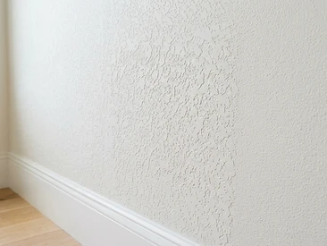 Repaired and painted drywall